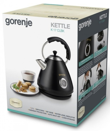 Электрочайник GORENJE K 17 CLBK-3