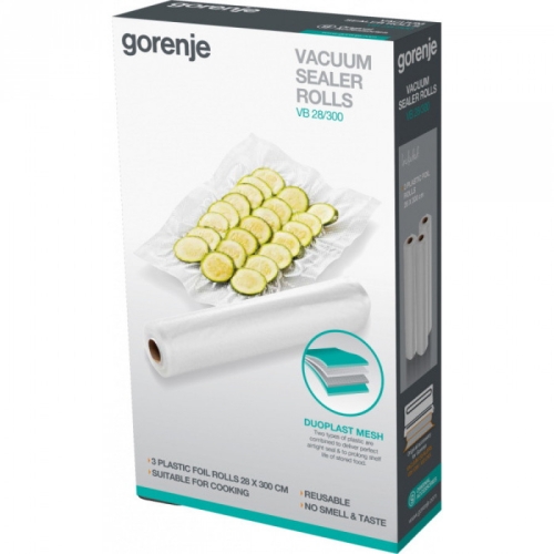 Пакеты вакуумные Gorenje VB 22/300, рулон 22 см х 3 м (3 шт)-2